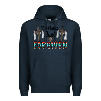 Navy no perfect just forgiven Premium Hoodie - CowhideDigitalArt