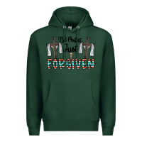 Sports Green no perfect just forgiven Premium Hoodie - CowhideDigitalArt