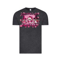 Vintage Black i'm dreaming of a pink christmas Vintage Tee - FaDigitalArtStudio