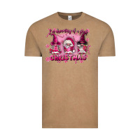 Vintage Coffee i'm dreaming of a pink christmas Vintage Tee - FaDigitalArtStudio