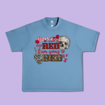 Valentine's Day Roses Are Red I Am Going To Bed Urban Heavy Tee Designed By Fadigitalartstudio