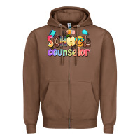 Chestnut school counselor Zipper Hoodie - AdoDesignShop