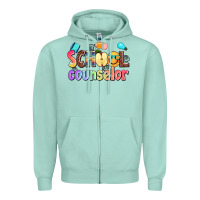 Seafoam school counselor Zipper Hoodie - AdoDesignShop