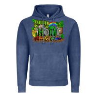 Vintage Denim Home sweet home st. patricks day Vintage Hoodie - FaDigitalArtStudio
