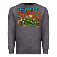 Charcoal Heather cactus gemstone Premium Sweatshirt - AdoDesignShop