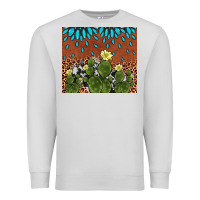 Dove Grey cactus gemstone Premium Sweatshirt - AdoDesignShop