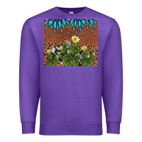 Purple cactus gemstone Premium Sweatshirt - AdoDesignShop