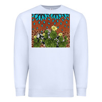 White cactus gemstone Premium Sweatshirt - AdoDesignShop