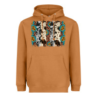Meerkat cowhide leopard gemstone brushstroke Heavyweight Hoodie - AdoDesignShop