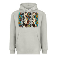 Moon Dust cowhide leopard gemstone brushstroke Heavyweight Hoodie - AdoDesignShop