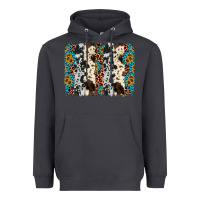 Smoke cowhide leopard gemstone brushstroke Heavyweight Hoodie - AdoDesignShop