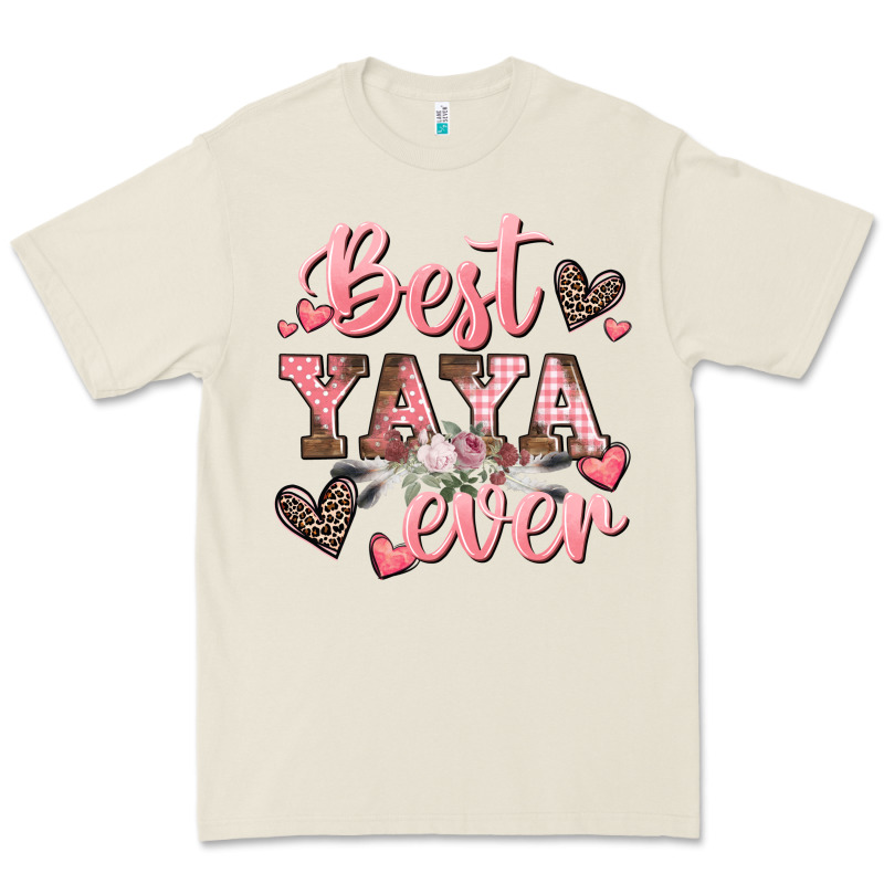 Best Yaya Ever Mother's Day Premium Tee by CowGirlArtShop | Teevron