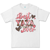 White best yaya ever mother's day Premium Tee - CowGirlArtShop