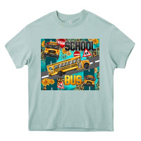 Arona school bus Heavy Core Tee - texasbilliewilder