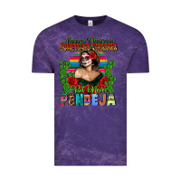 Cloud Purple Mexican Chingona Vintage Tee - FaDigitalArtStudio