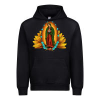 Black sunflower our lady of guadalupe Urban Hoodie - JahusDesignShop
