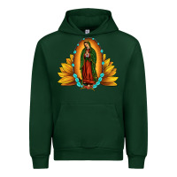 Forest Green sunflower our lady of guadalupe Urban Hoodie - JahusDesignShop