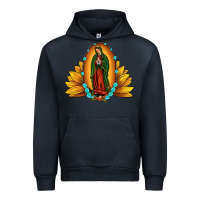 Navy sunflower our lady of guadalupe Urban Hoodie - JahusDesignShop
