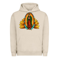 Pigment French Oak sunflower our lady of guadalupe Urban Hoodie - JahusDesignShop