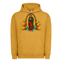Pigment Peanut Butter sunflower our lady of guadalupe Urban Hoodie - JahusDesignShop