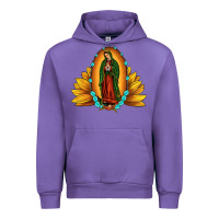 Tulip sunflower our lady of guadalupe Urban Hoodie - JahusDesignShop