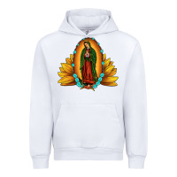 White sunflower our lady of guadalupe Urban Hoodie - JahusDesignShop