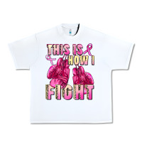 White This is how i fight Urban Heavy Tee - FaDigitalArtStudio