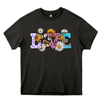 Asphalt dog paw love Heavy Core Tee - RanaPortraitStore