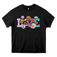 Black dog paw love Heavy Core Tee - RanaPortraitStore