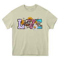 Mossy dog paw love Heavy Core Tee - RanaPortraitStore