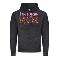 Vintage Black love you mom Vintage Hoodie - FaDigitalArtStudio