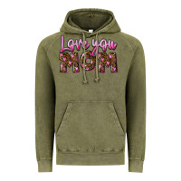 Vintage Olive love you mom Vintage Hoodie - FaDigitalArtStudio