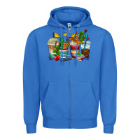 True Royal spanish teacher coffee cups Zipper Hoodie - AdoDesignShop