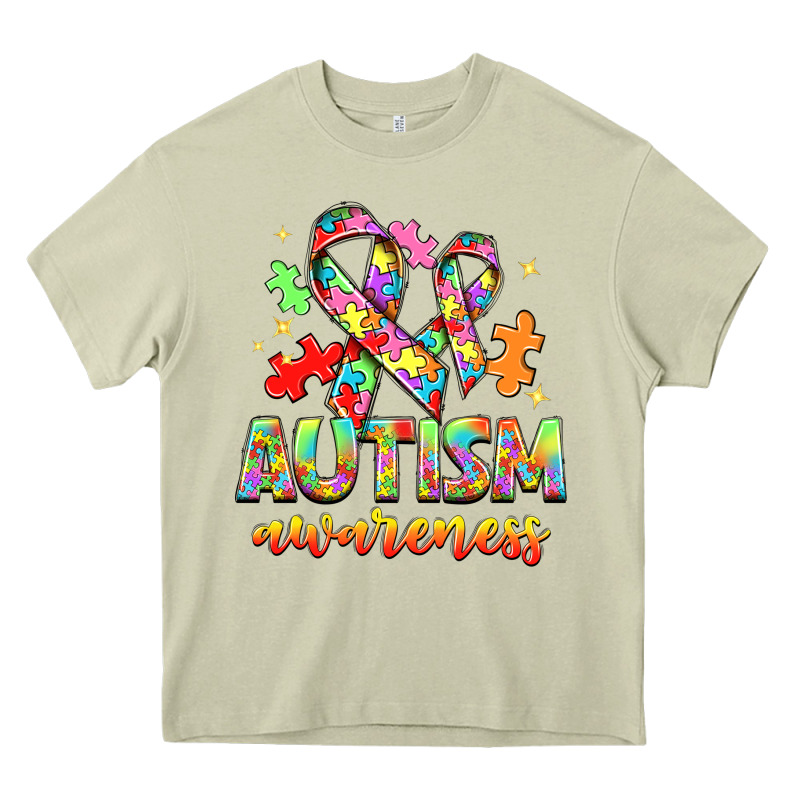 Autism Awareness Heavy Core Tee by NancyCooperArtShop | Teevron