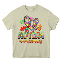 Mossy Autism Awareness Heavy Core Tee - NancyCooperArtShop