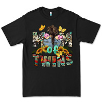 Black mom of twins girls mother's day Premium Tee - CowGirlArtShop