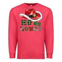 Cardinal ho ho howdy christmas hat Premium Sweatshirt - AdoDesignShop