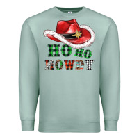 Seafoam ho ho howdy christmas hat Premium Sweatshirt - AdoDesignShop