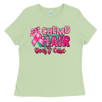Matcha Chemo hair don't care Cancer Awareness Ladies Tee - HowdyJamesFarm