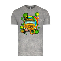 Cloud Rock St. Patrick's school bus Vintage Tee - OliviaCreatesArt