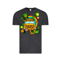 Vintage Black St. Patrick's school bus Vintage Tee - OliviaCreatesArt