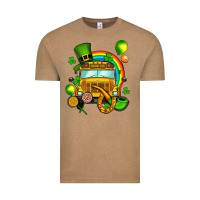 Vintage Coffee St. Patrick's school bus Vintage Tee - OliviaCreatesArt