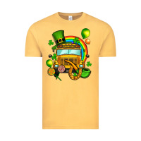 Vintage Mustard St. Patrick's school bus Vintage Tee - OliviaCreatesArt