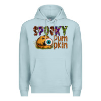 Blue Mist spooky pumpkin Premium Hoodie - SublimationCraftShop