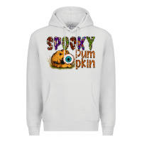 Dove Grey spooky pumpkin Premium Hoodie - SublimationCraftShop