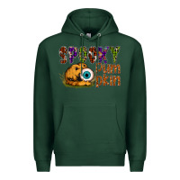 Sports Green spooky pumpkin Premium Hoodie - SublimationCraftShop