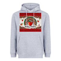 Heather Grey merry teacher Heavyweight Hoodie - AdoDesignShop