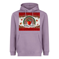 Lavender merry teacher Heavyweight Hoodie - AdoDesignShop