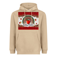 Merry Teacher Heavyweight Hoodie | Teevron