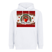 White merry teacher Heavyweight Hoodie - AdoDesignShop